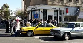 تماشا کنید؛ تجمع اعتراضی رانندگان اسنپ در تهران