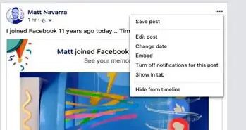 گزینه حذف پست از نسخه دسکتاپ فیس بوک برداشته شد