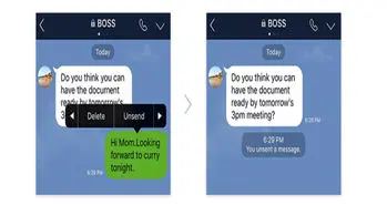 امکان حذف پیام های ارسال شده در لاین فراهم شد