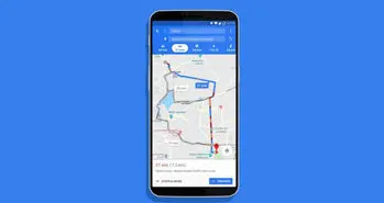 گوگل مپ مسیرها و نقشه های ترافیکی ویژه موتور و دوچرخه را نمایش می دهد