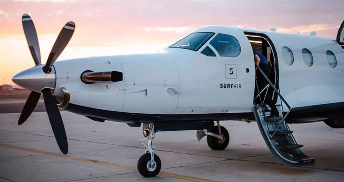 مسافران شرکت هواپیمایی Surf Air با بیت کوین بلیت خریداری می‌کنند