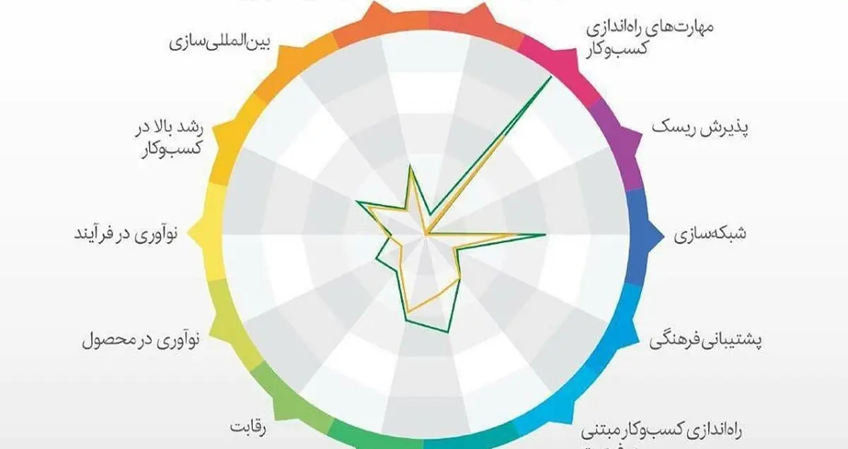 ایران در رده بندی شاخص جهانی کارآفرینی ۱۳ رتبه صعود کرد