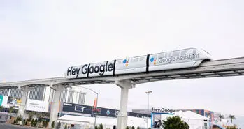 برافراشتن پرچم گوگل در نمایشگاه CES 2018 / قطارهای سریع السیر Hey Google‌ به حرکت در آمدند