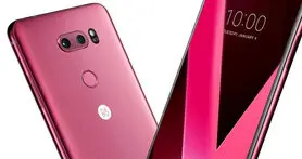 رنگ صورتی ال جی V30 درنمایشگاه 2018 CES رونمایی می شود