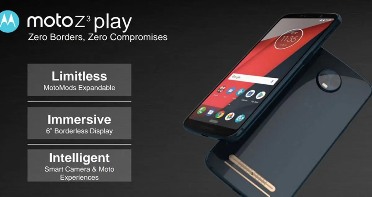رندرهایی از گوشی های موتورولا Moto Z3 و Moto Z3 پلی فاش شد