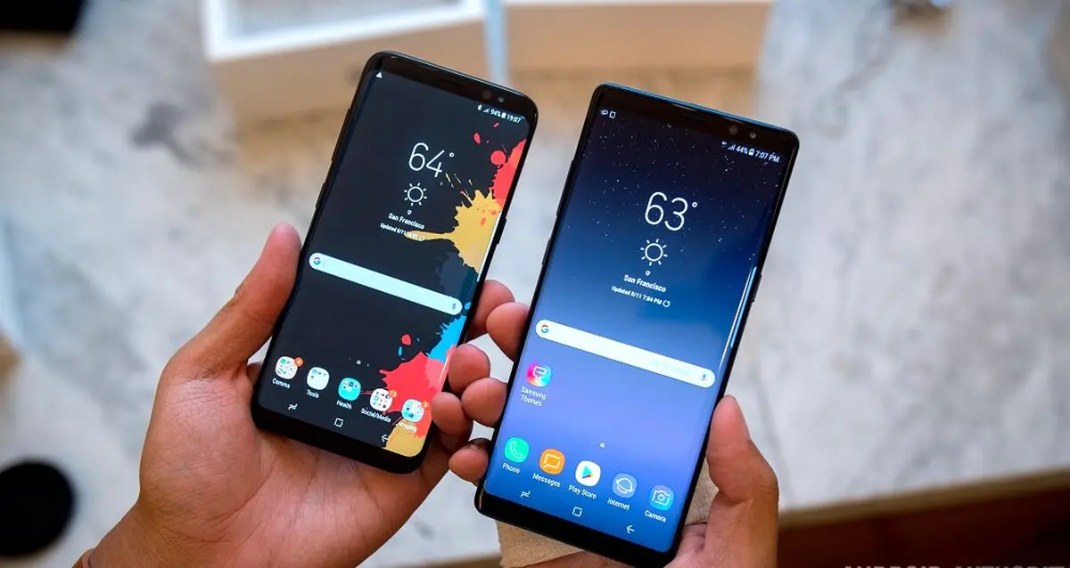 ۵ ویژگی شگفت انگیز گلکسی اس 8 و نوت 8