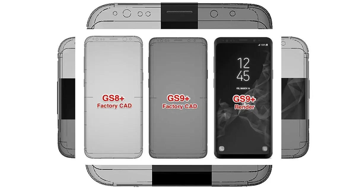 سامسونگ گلکسی اس 9 پلاس را در رندری جدید ببینید!