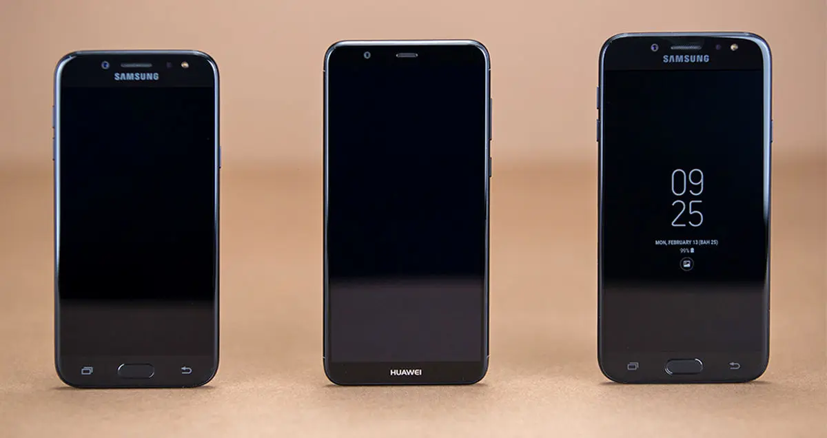 تماشا کنید: مقایسه 3 گوشی میان رده هواوی پی اسمارت، گلکسی J7 Pro و گلکسی J5 Pro