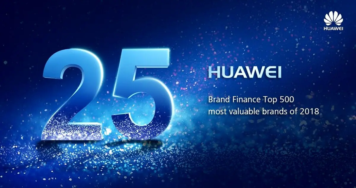 جهش بزرگ برند هواوی به رتبه 25 رده بندی Brand Finance Global 500