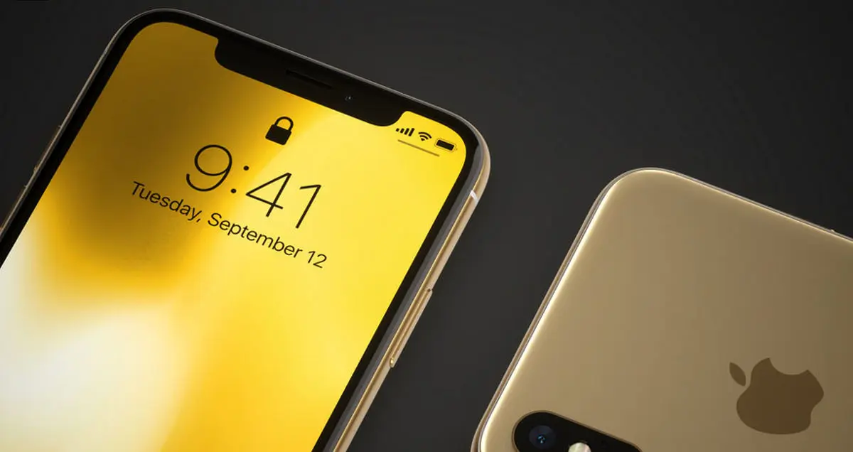 رندرهای آیفون X گلد منتشر شد؛ سه قلوهای طلایی