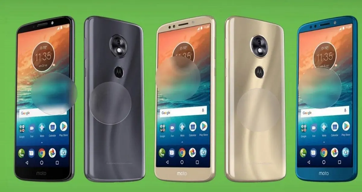 تصاویر لو رفته گوشی موتو G6 پلی به حسگر اثر انگشت در قاب پشتی و باتری غول پیکر اشاره دارد