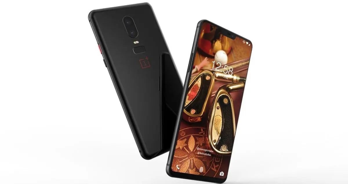 گوشی هوشمند OnePlus 6 با برش نمایشگر در تصویری جدید به نمایش در آمد