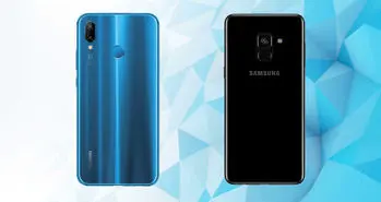 مقایسه هواوی نوا 3e با گلکسی A8 2018