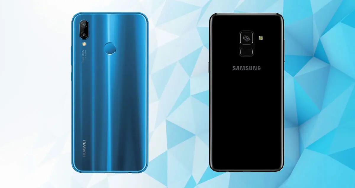 مقایسه هواوی نوا 3e با گلکسی A8 2018