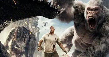 دواین جانسون (راک) با فیلم Rampage باکس آفیس را فتح کرد!