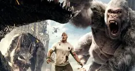 دواین جانسون (راک) با فیلم Rampage باکس آفیس را فتح کرد!