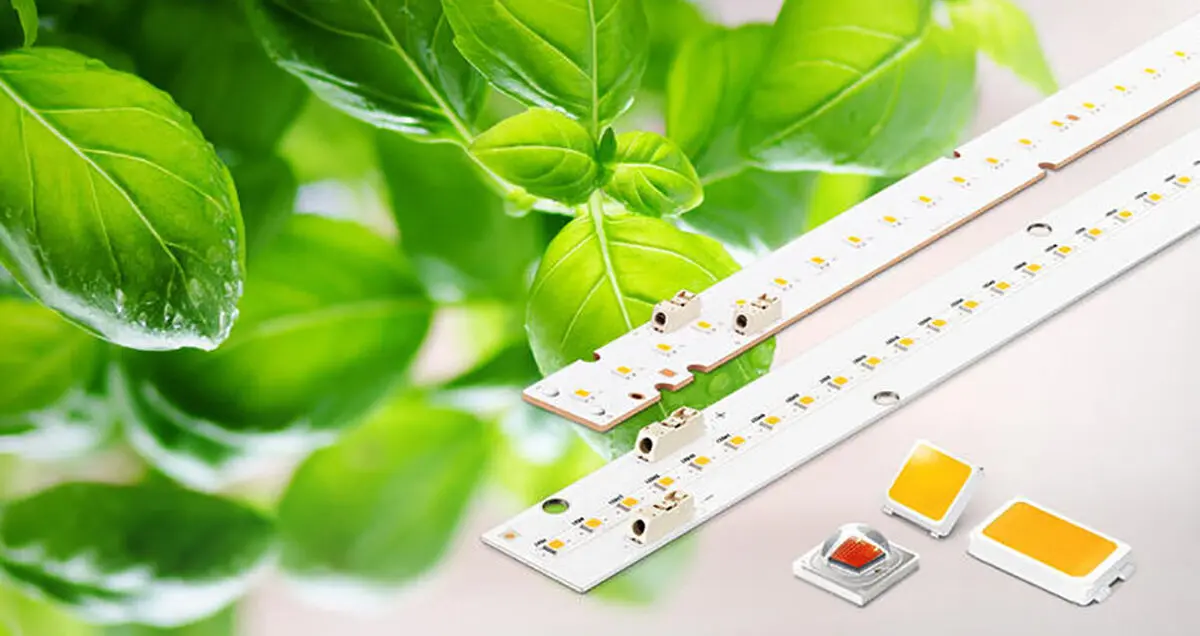 چراغ LED سامسونگ باعث افزایش رشد گیاهان می شود