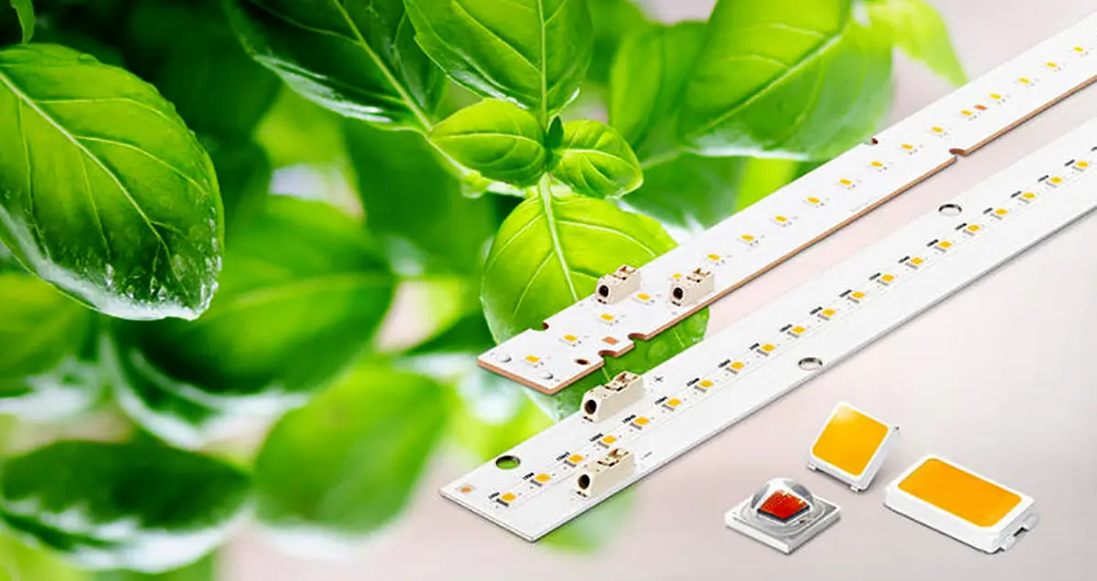 چراغ LED سامسونگ باعث افزایش رشد گیاهان می شود