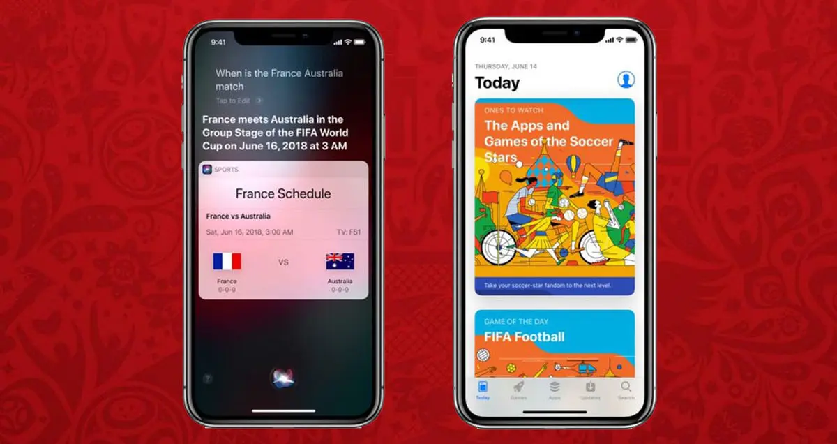آخرین اخبار جام جهانی 2018 در اختیار کاربران سیری، iBooks و Apple News قرار می گیرد