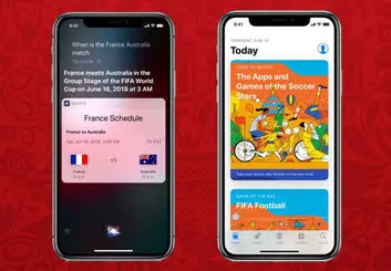 آخرین اخبار جام جهانی 2018 در اختیار کاربران سیری، iBooks و Apple News قرار می گیرد
