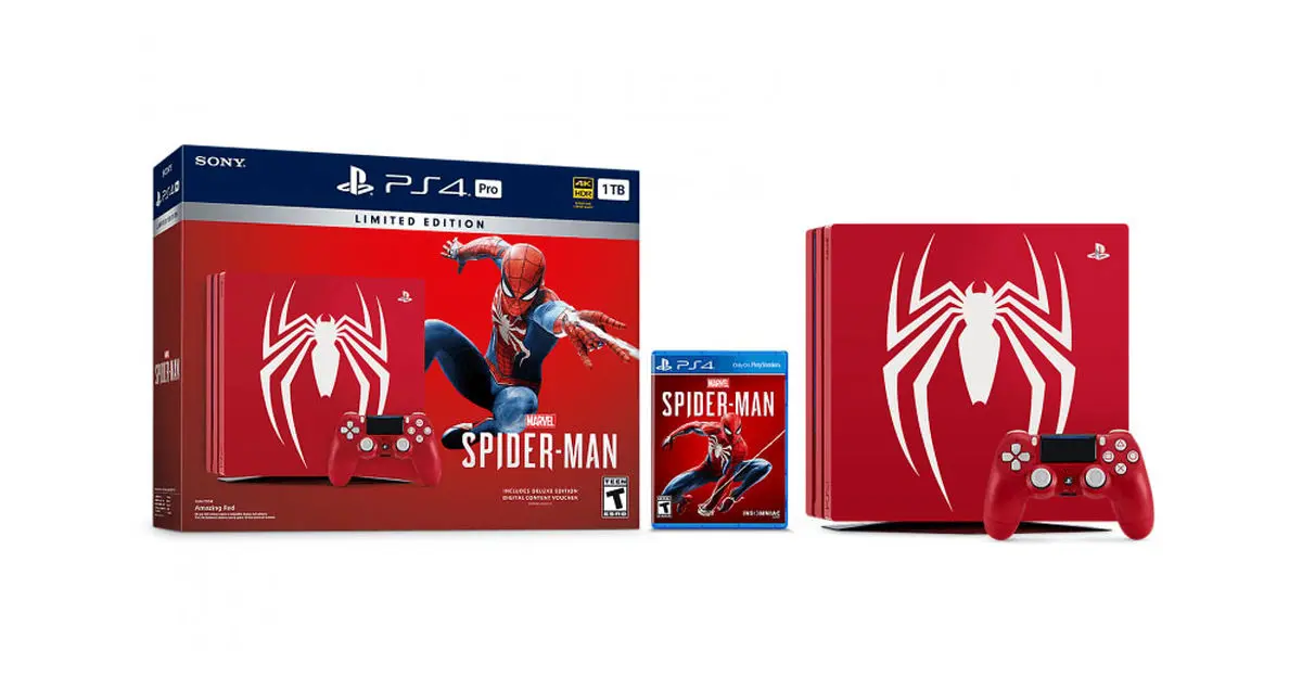نسخه محدود باندل Amazing Red پلی استیشن پرو رسما معرفی شد