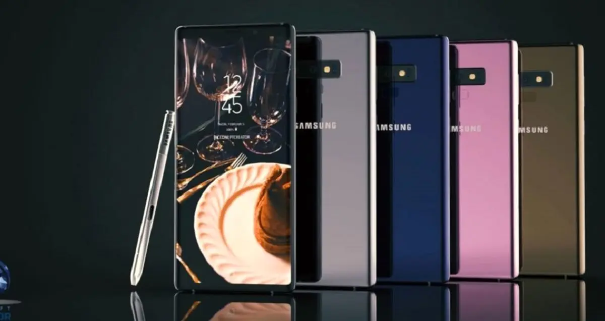 نسخه یاسی رنگ گلکسی نوت 9 رسانه ای شد