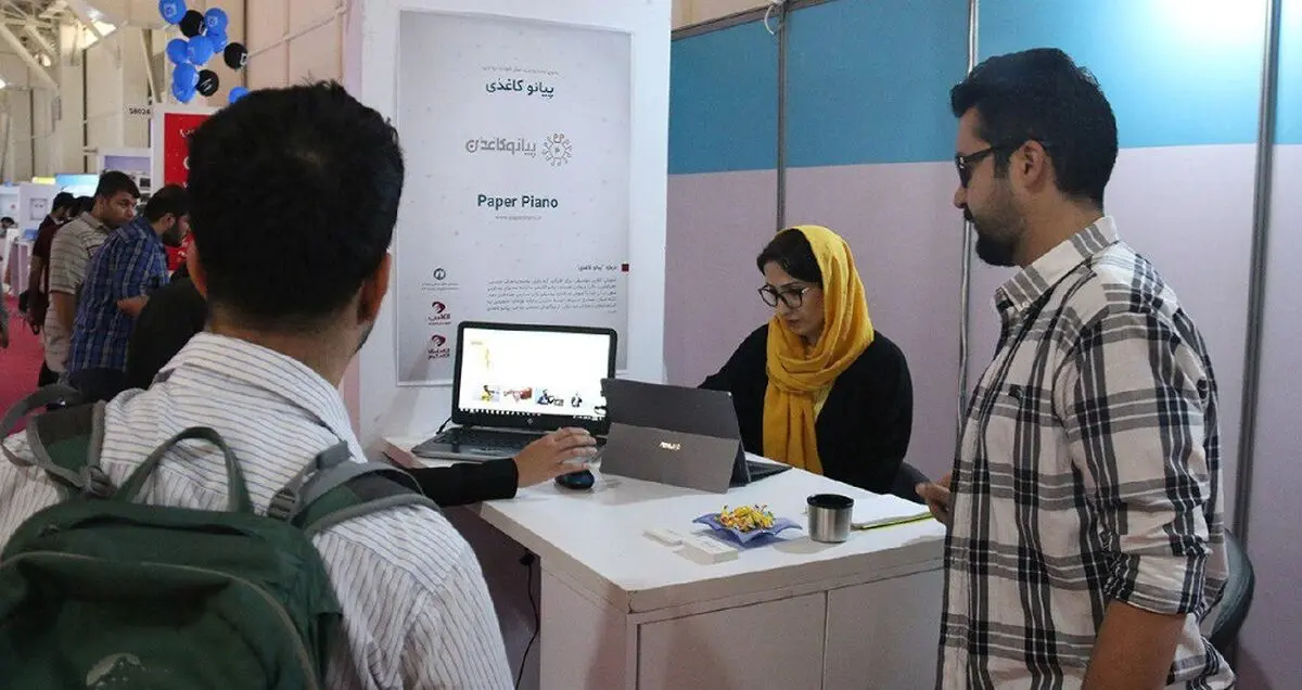 یادگیری آنلاین موسیقی با پیانوی کاغذی!