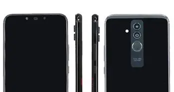 تصویر شماتیک میت 20 لایت به دوربین اصلی دوگانه اشاره می کند