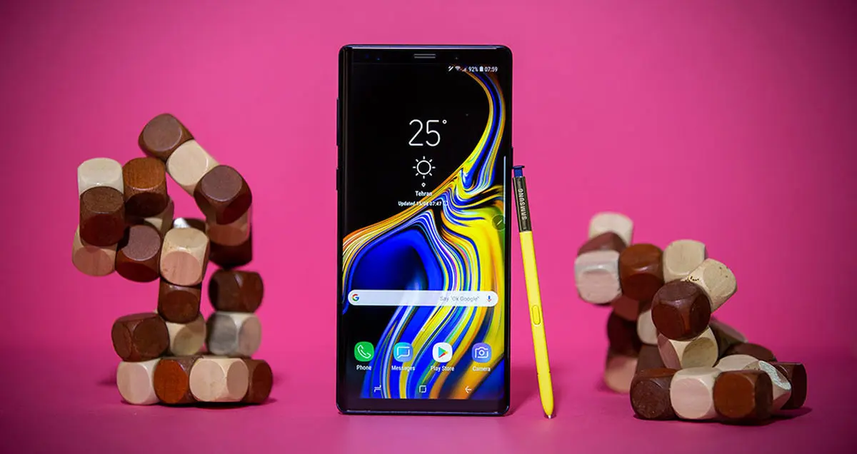 جعبه گشایی گوشی گلکسی نوت 9