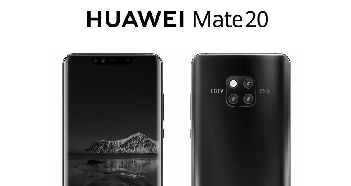 رندر هواوی میت 20 پرو به اینترنت راه پیدا کرد؛ دوربین با طراحی مربعی