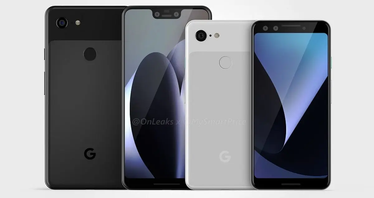 رنگ های گوشی گوگل پیکسل 3 لو رفت!