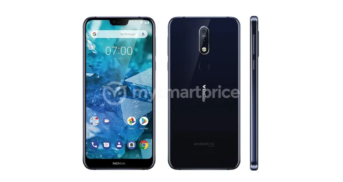 رندرهای نوکیا 7.1 پلاس منتشر شد؛ حضور برش نمایشگر