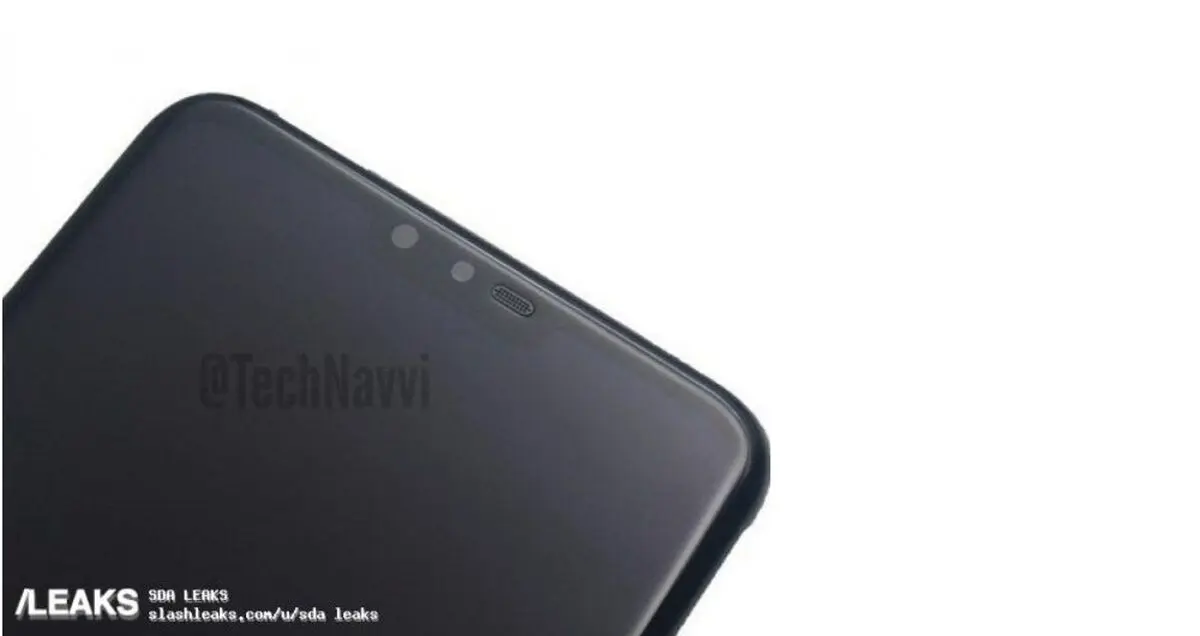 پنل جلویی گوشی ال جی V40 ThinQ را مشاهده کنید