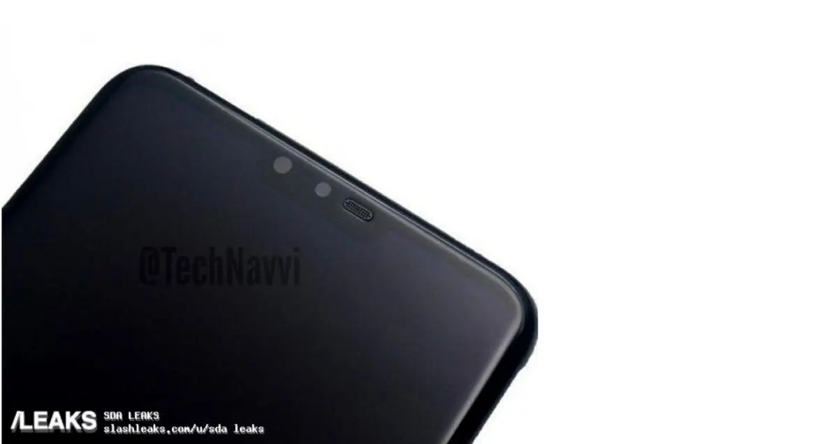 پنل جلویی گوشی ال جی V40 ThinQ را مشاهده کنید