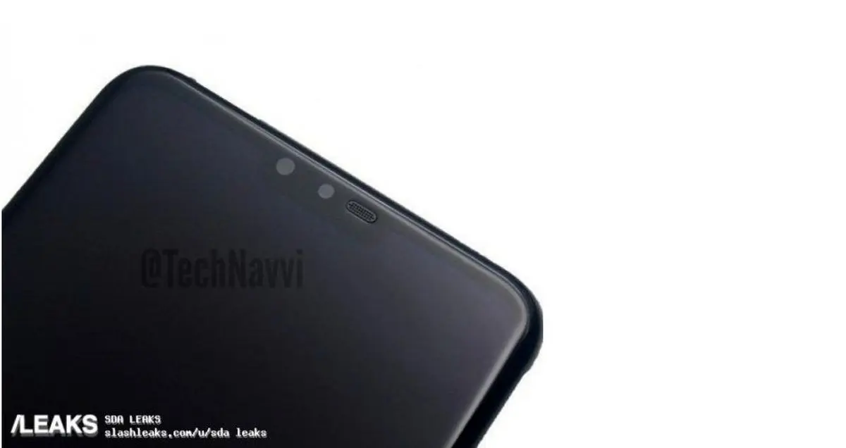 پنل جلویی گوشی ال جی V40 ThinQ را مشاهده کنید