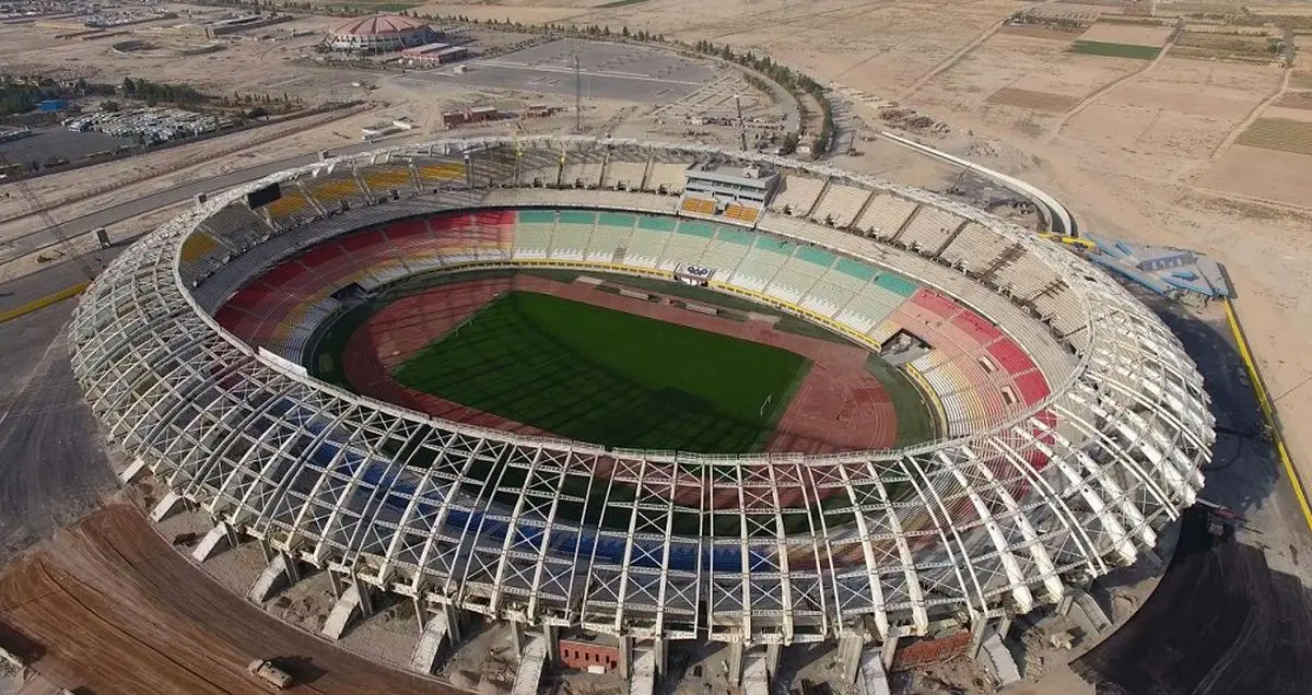 نقش جهان اولین ورزشگاه دارای فیبر نوری در کشور