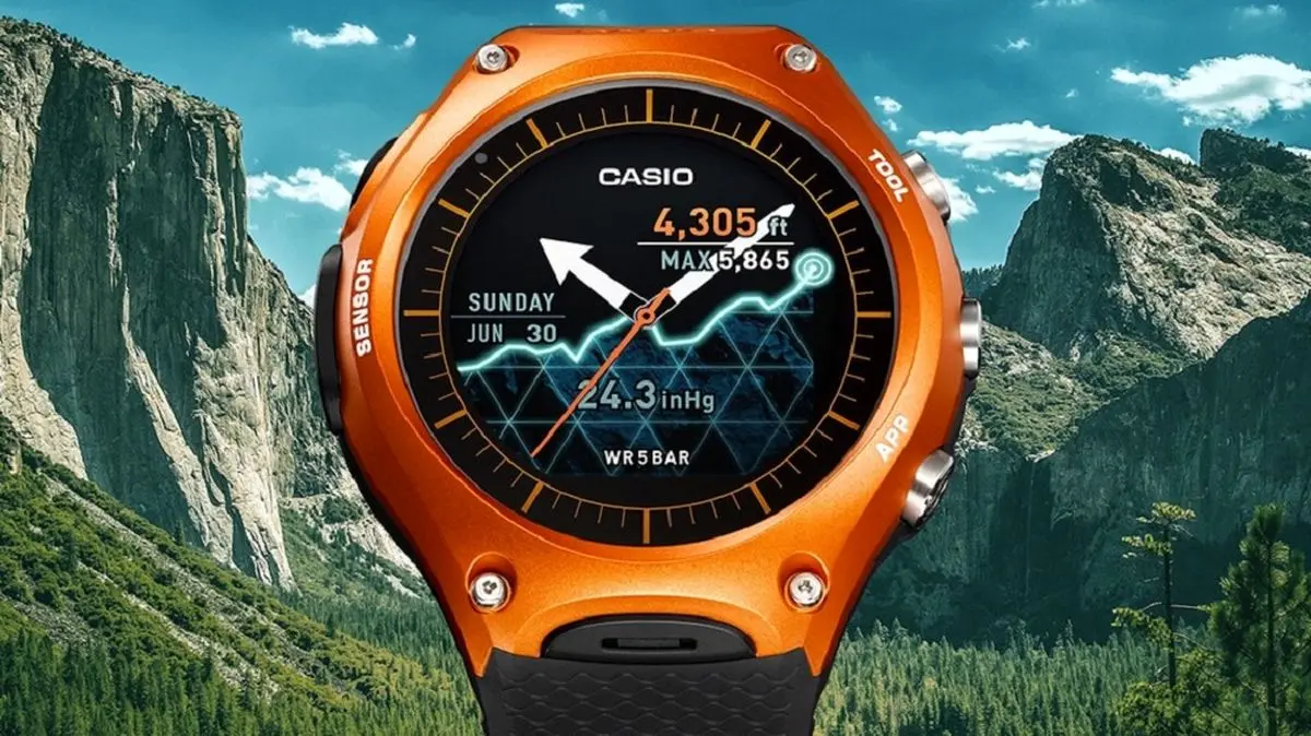 کاسیو از ساعت هوشمند WSD-F10 مجهز به سیستم عامل اندروید ویر رونمایی کرد