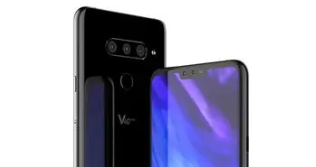 رندر جدیدی از گوشی ال جی V40 ThinQ منتشر شد؛ برش نمایشگر اختیاری