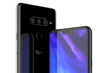 رندر جدیدی از گوشی ال جی V40 ThinQ منتشر شد؛ برش نمایشگر اختیاری