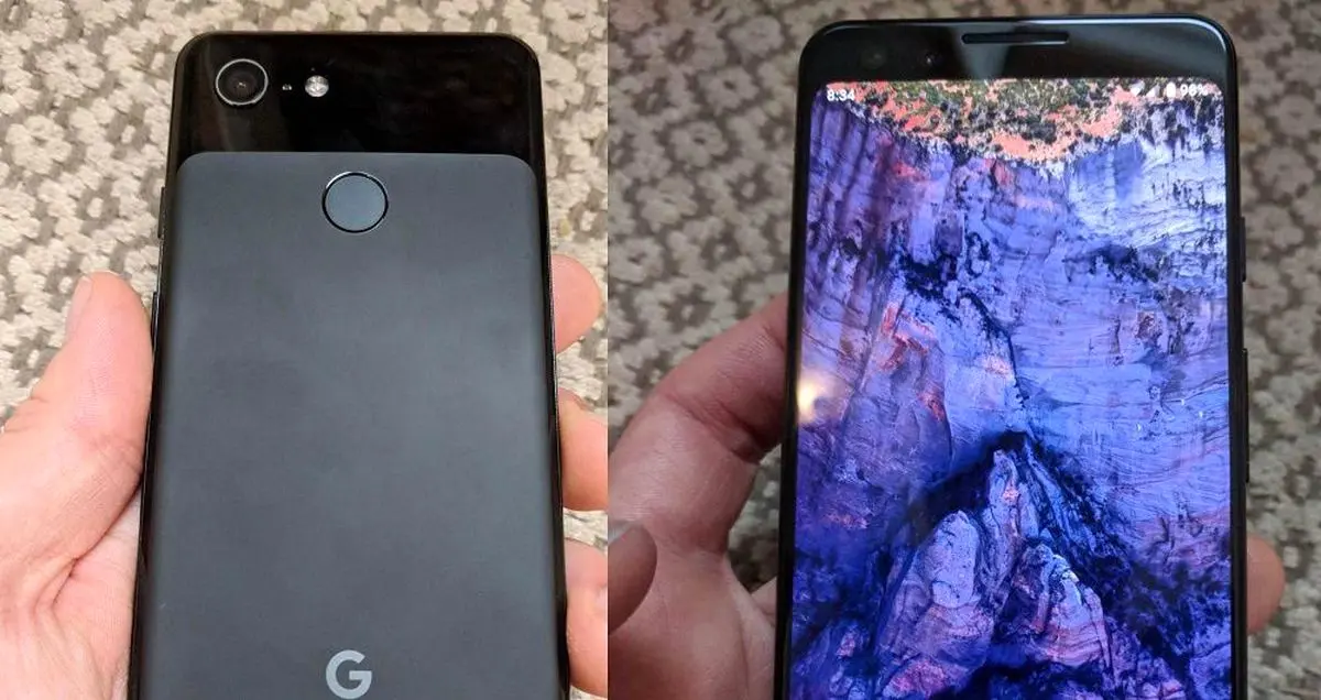 قاب رسمی گوشی گوگل پیکسل 3 به فضای مجازی راه پیدا کرد