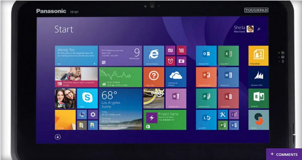 پاناسونیک از تبلت ویندوزی Toughpad FZ-Q1 رونمایی کرد
