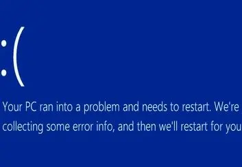 آموزش برطرف کردن پیغام Your PC ran into a problem در ویندوز