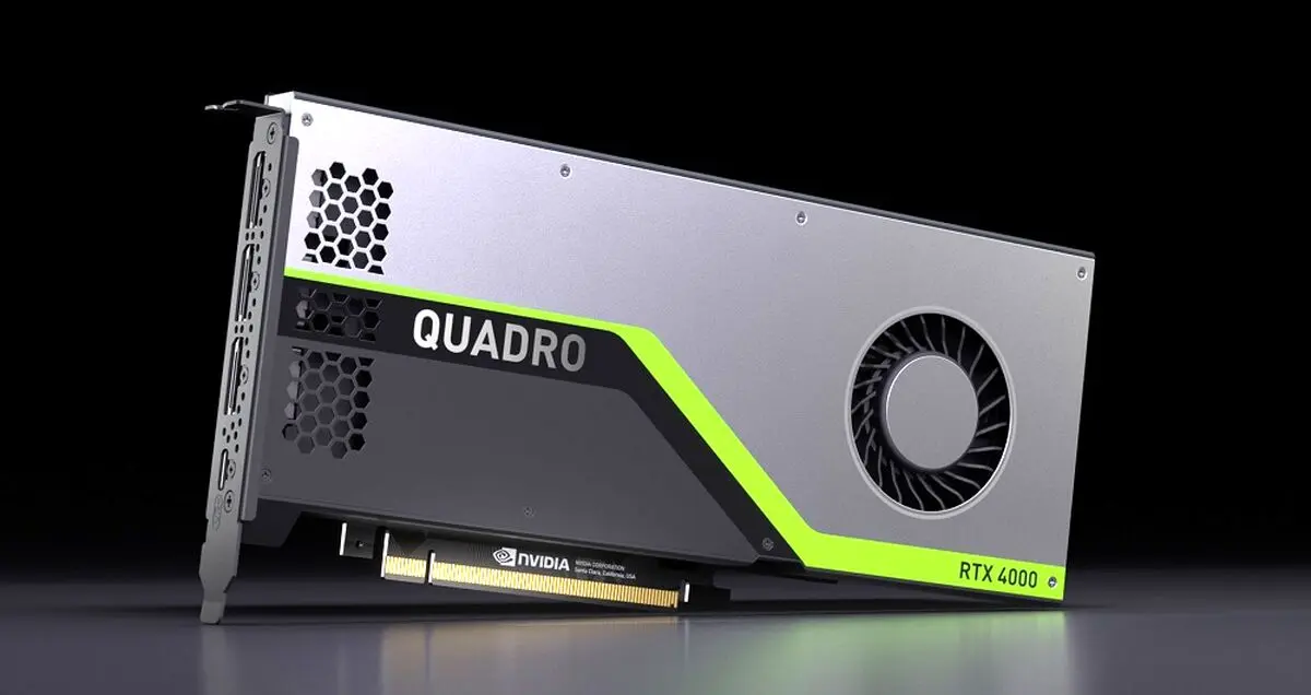 کارت گرافیک انویدیا Quadro RTX 4000 معرفی شد؛ 8 گیگابایت حافظه اختصاصی GDDR6