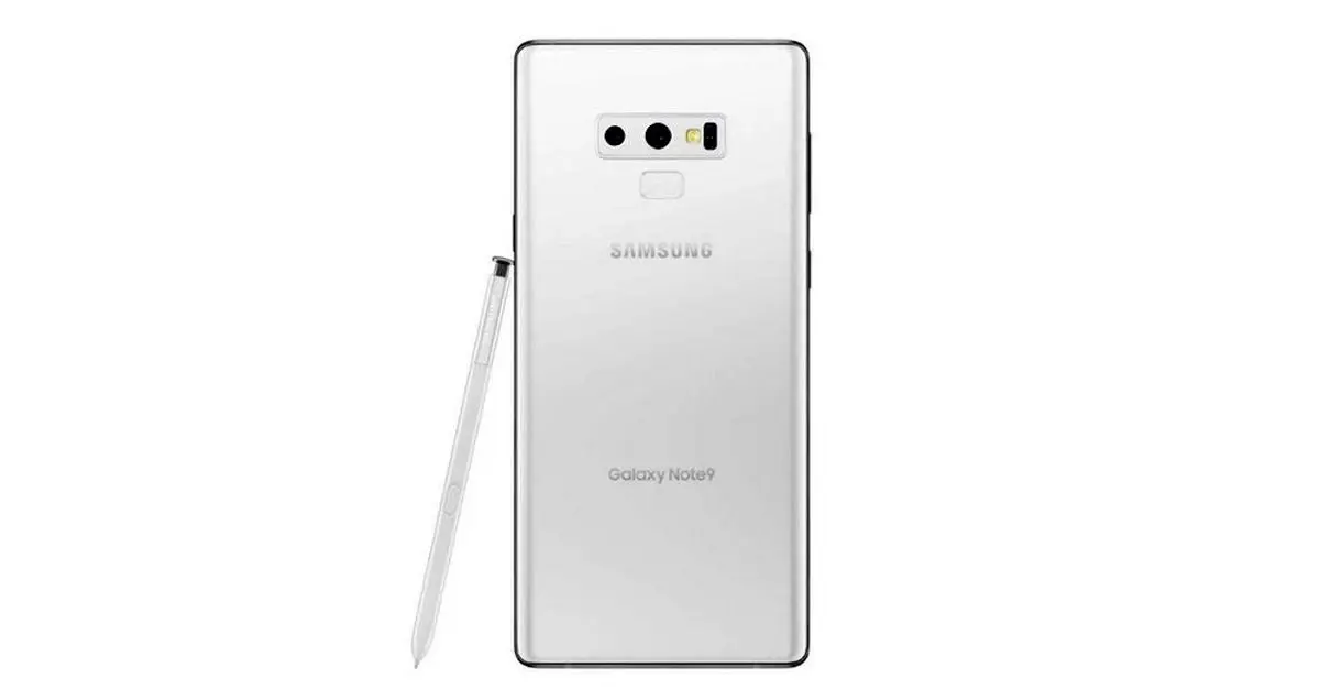 مدل سفید رنگ گلکسی نوت 9 در تاریخ 23 نوامبر وارد بازار می شود