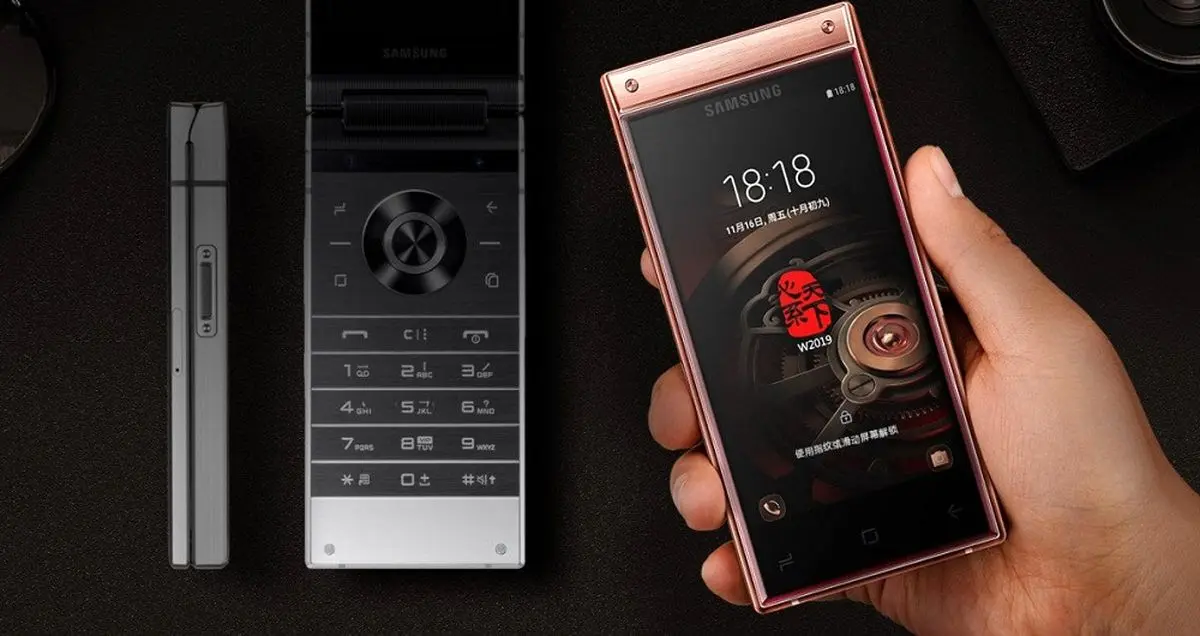 گوشی تاشو سامسونگ W2019 از راه رسید؛ دستگاهی مجهز به دو نمایشگر!