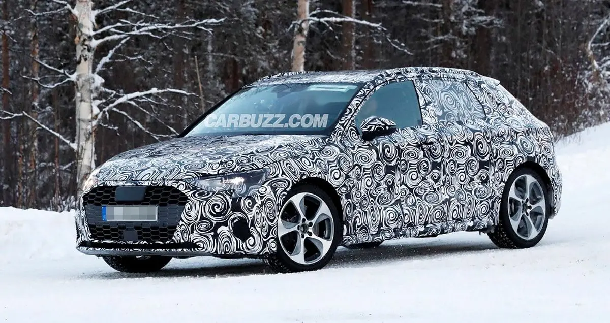 تصاویر جاسوسی نسل جدید آئودی A3 به اینترنت راه پیدا کرد