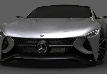 با خودروی مفهومی مرسدس SLR Vision آشنا شوید