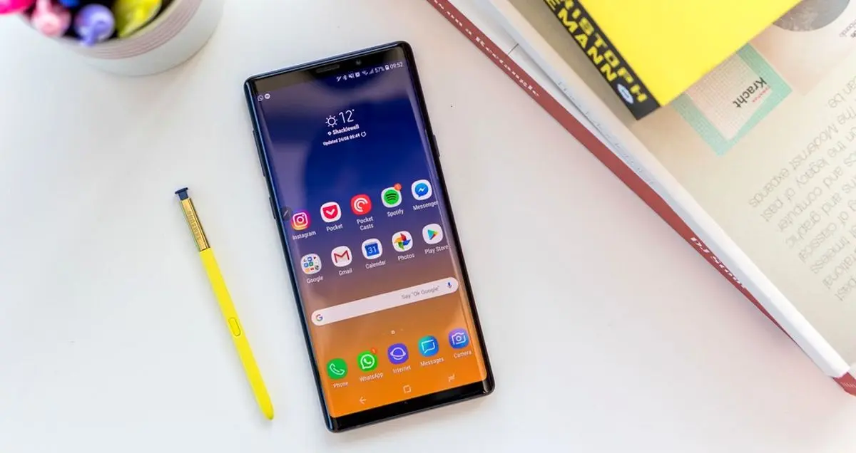 گلکسی نوت 9 در 25 دی ماه بروزرسانی اندروید پای را دریافت می کند