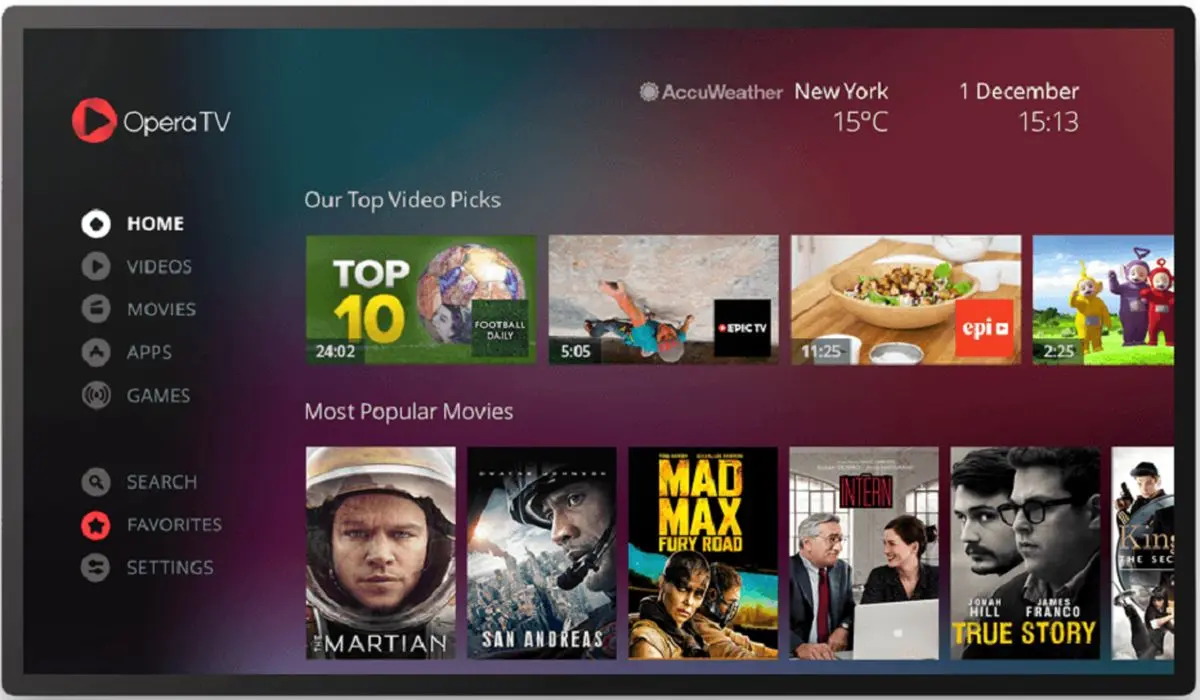 عرضه نسخه دوم Opera TV برای تلویزیون‌های هوشمند