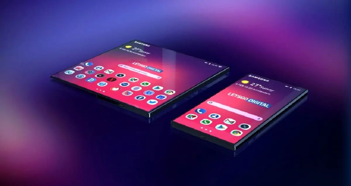 رندرهای گلکسی F سامسونگ منتشر شد؛ یک گوشی انعطاف پذیر جذاب